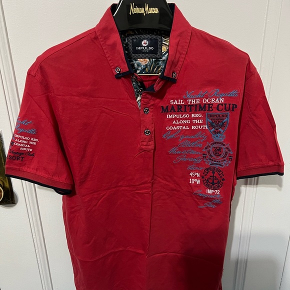 IMPULSO ITALY VINTAGE shirt cotton MEN LIKE NEW - Picture 5 of 11